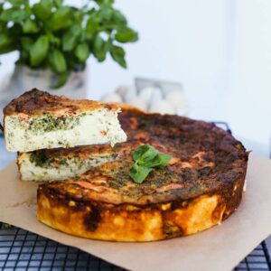 Quiche z brokułem i serem kozim - Vincent Boulangerie Piekarnia